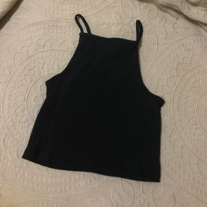 black crop top (f21)